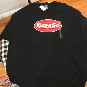 T shirt with Kum and go logo